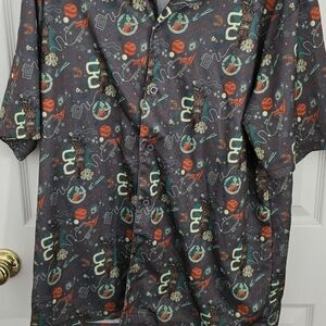 RSVLTS Gardians Of The Black and Red Casual Button Down Shirt w